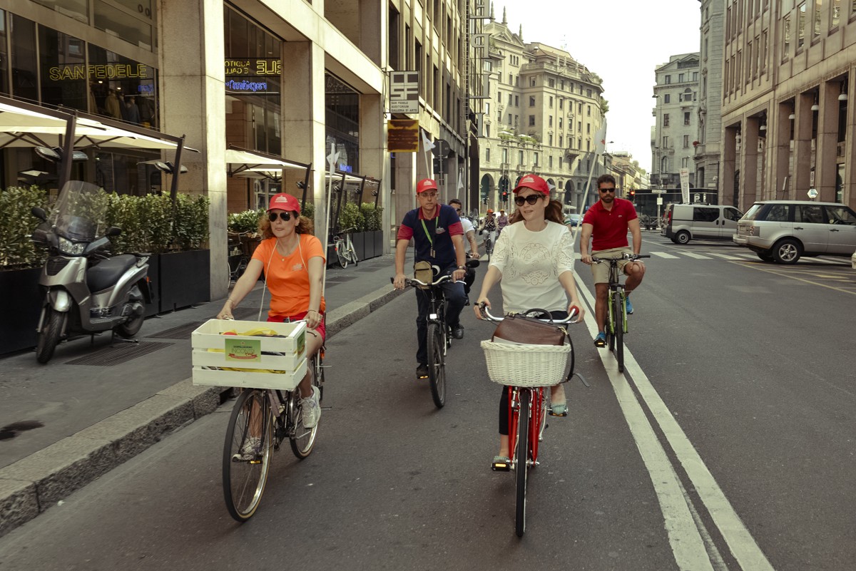 Il tour in bicicletta a sostegno delle eccellenze del Made in Italy