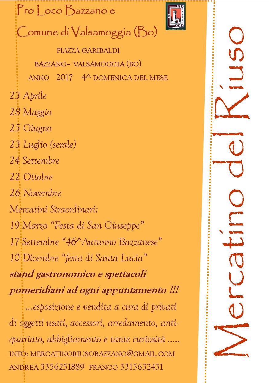 Mercatino del Riuso - Bazzano Valsamoggia
