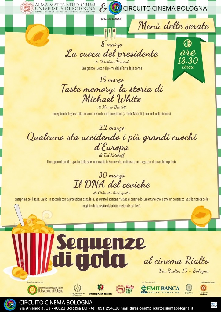 “Sequenze di gola”: il ritorno del cinema in cucina