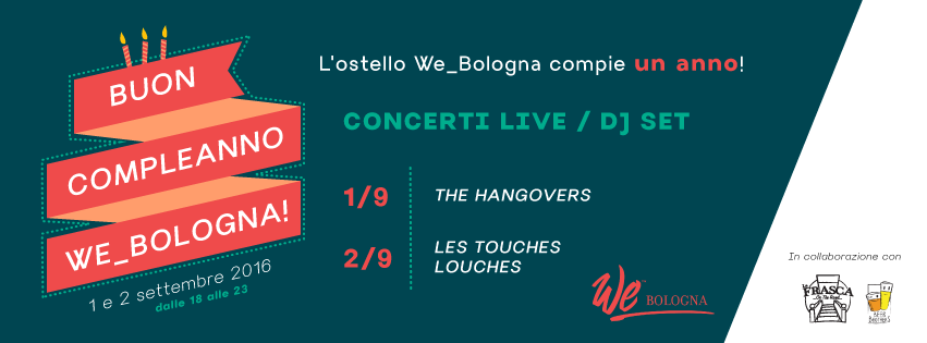 Buon compleanno We_Bologna!