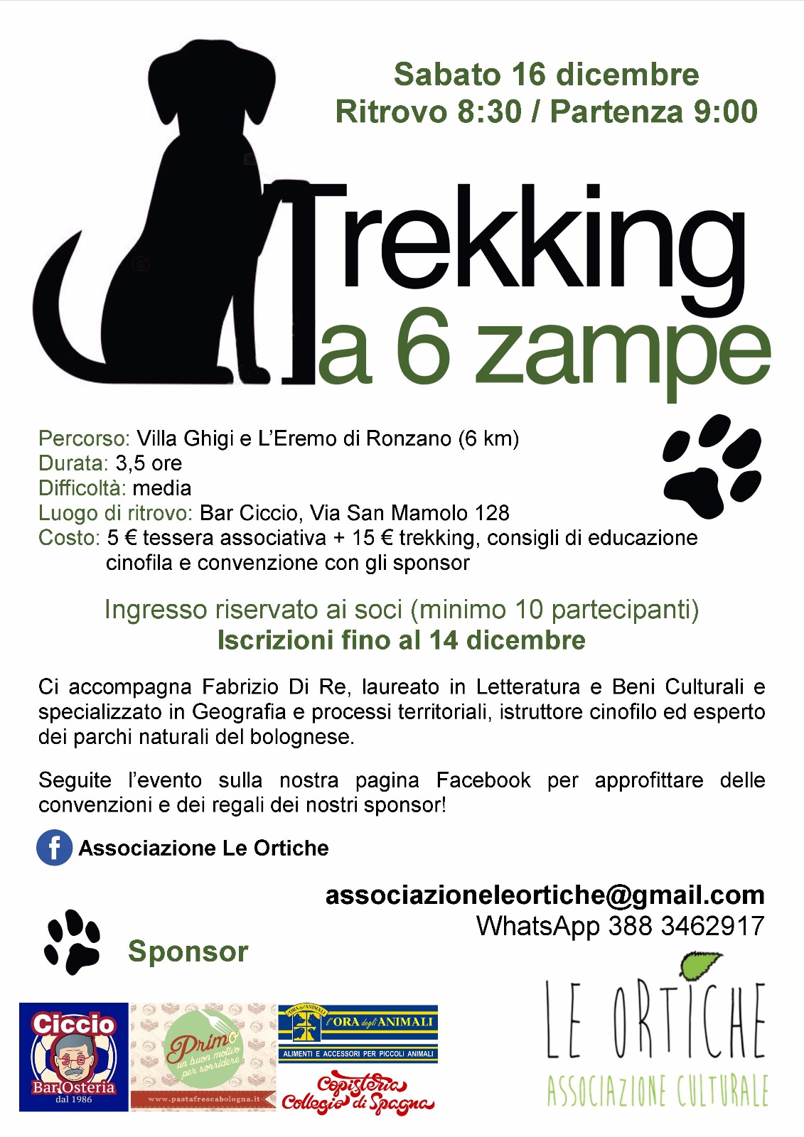 Trekking a sei zampe