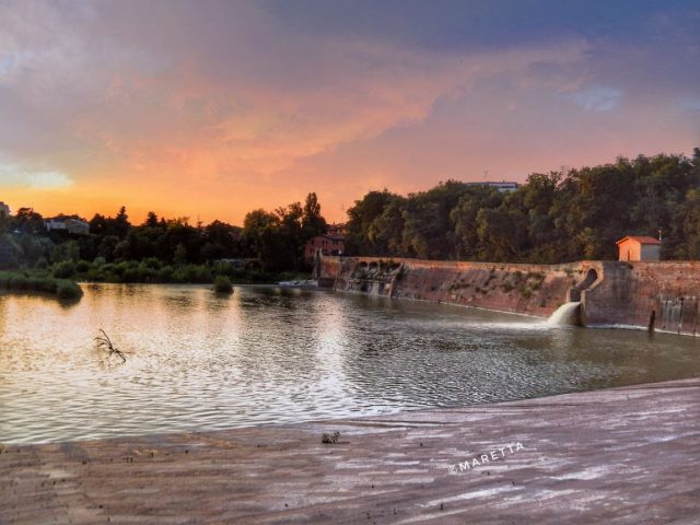 Tramonto alla Chiusa di Casalecchio Bologna.bo