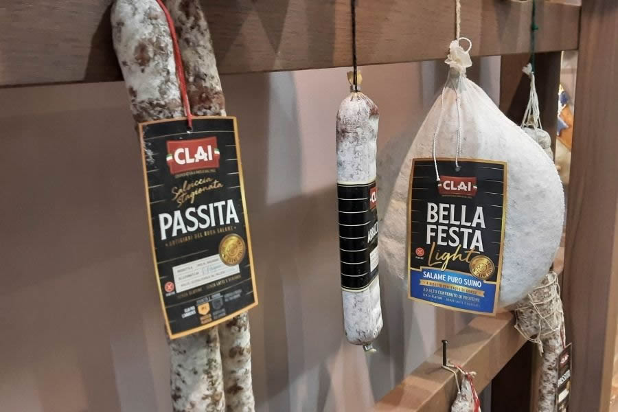 Salumi CLAI alla Rocca di Dozza, insieme a piadina e vini 