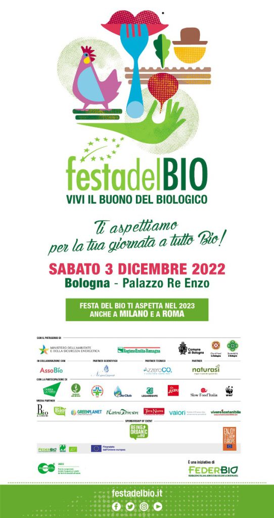 Biologico italiano: locandina del Festival del Bio
