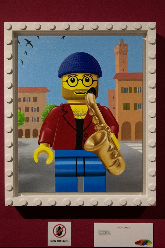 Brick Art Lucio Dalla